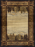 Nature's Nest Lodge Area Rug