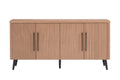 Jodie 65" Fluted Sideboard in Maple