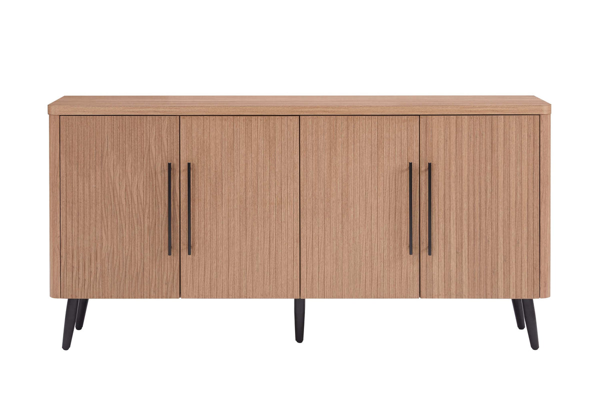 Jodie 65" Fluted Sideboard in Maple
