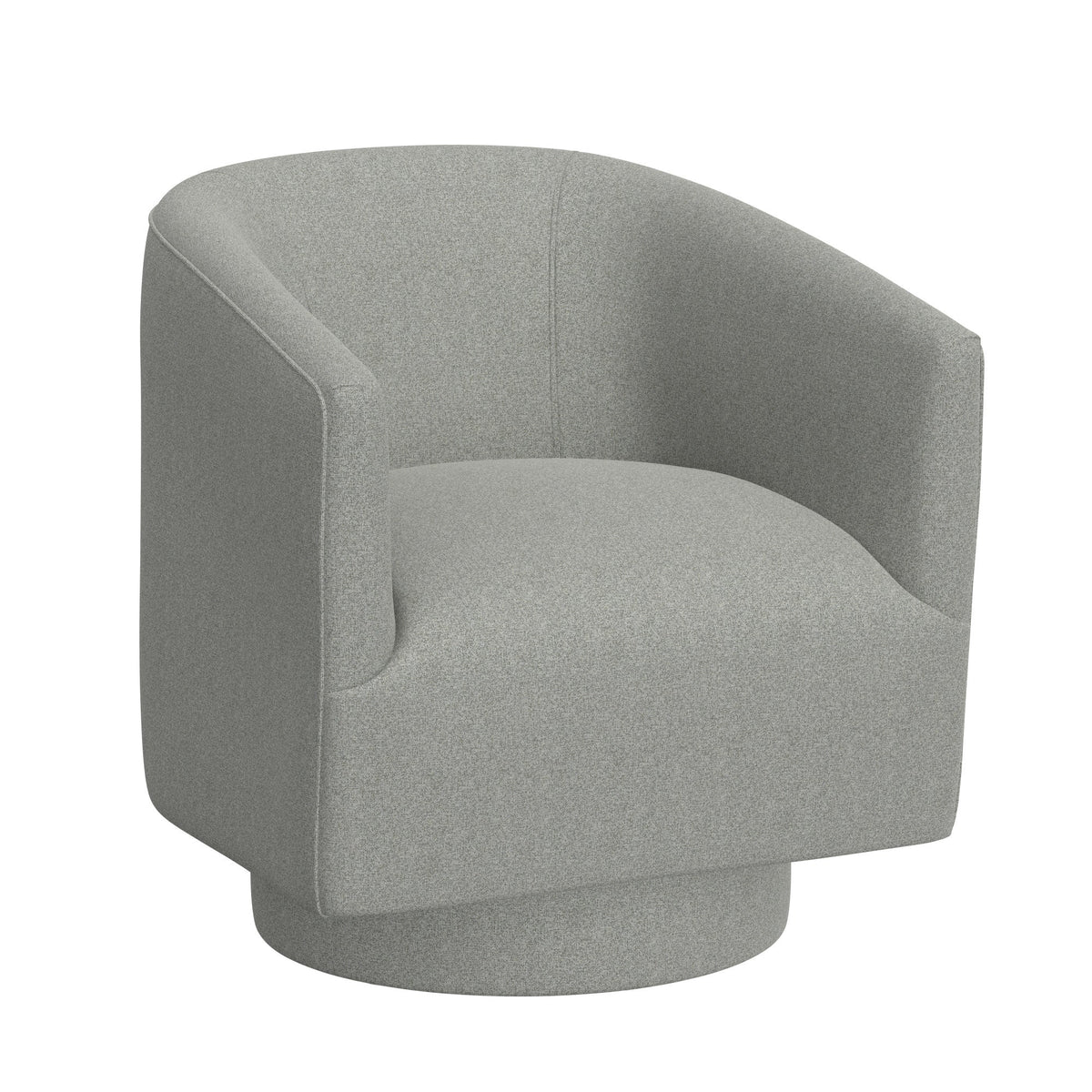 Gray Swivel Accent Chair