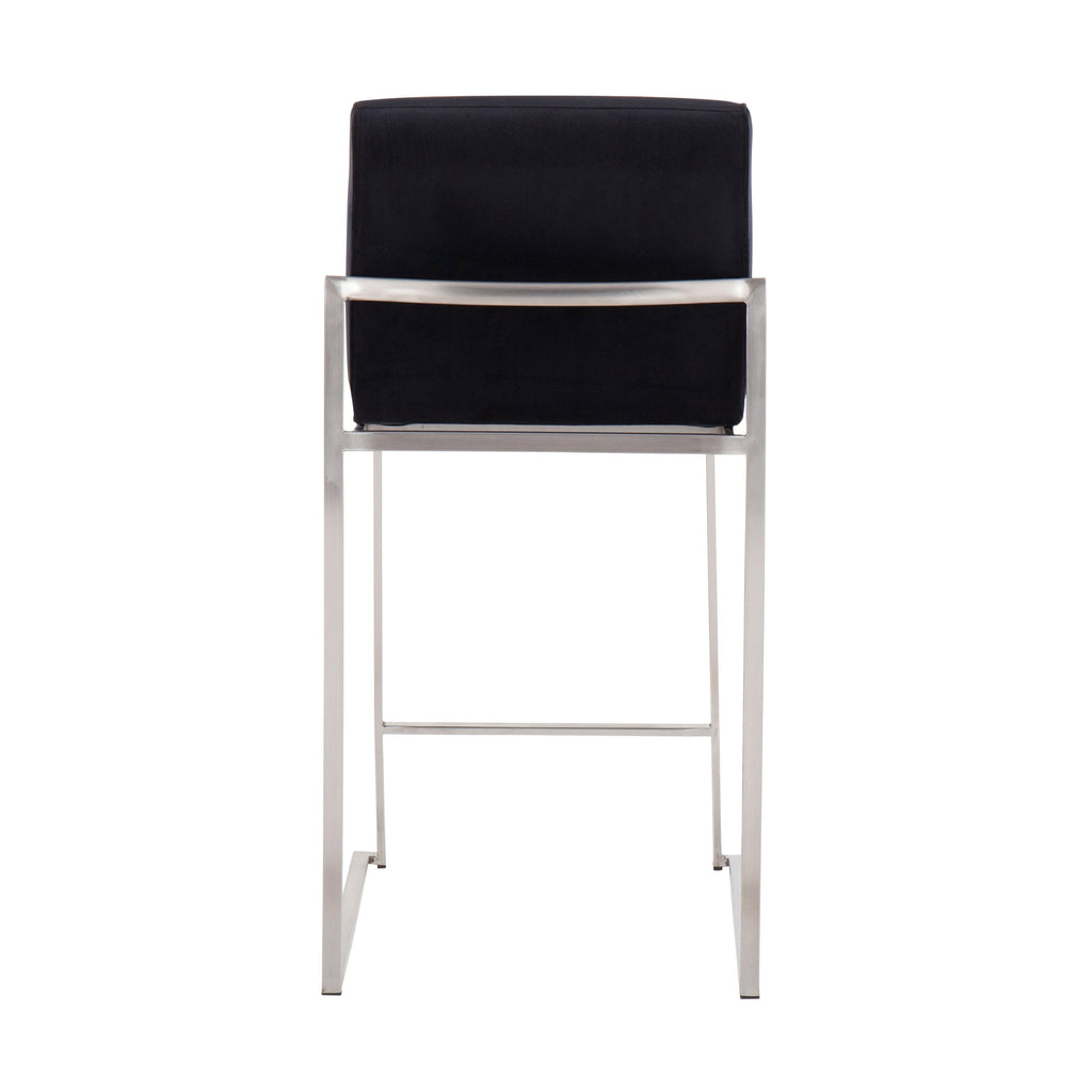 Contemporary High Back Counter Stool