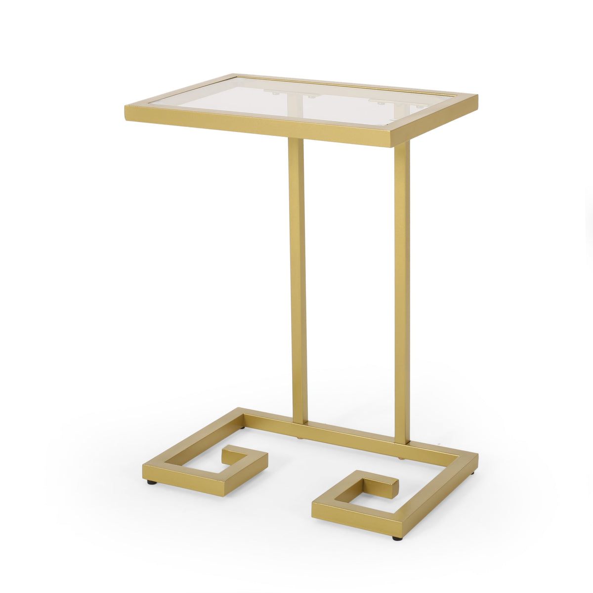 Modern C-Shaped End Table
