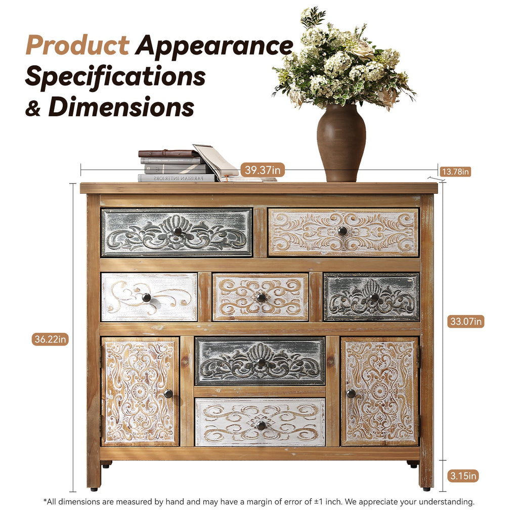 Vintage Wooden Accent Chest