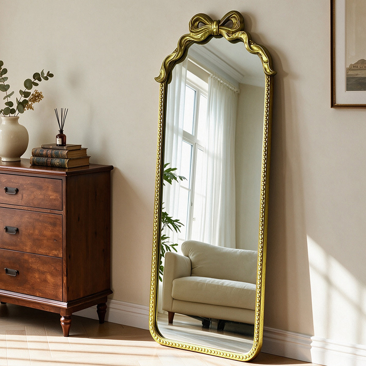 Gold Ornate Full-Length Mirror (61.8")