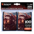 Ultra PRO: Standard 100ct Sleeves - Strixhaven (Velomachus Lorehold)