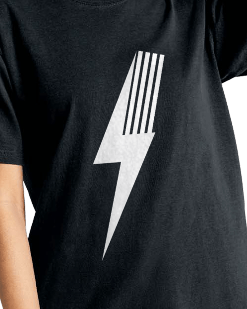 ADULT SPARK TEE - BLACK