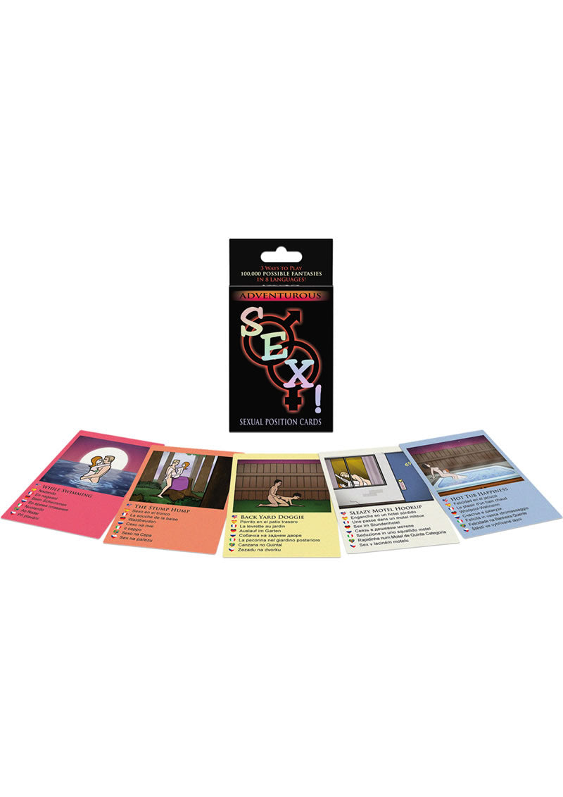 Adventurous SEX! Sexual Position Cards 100000 Fantasies