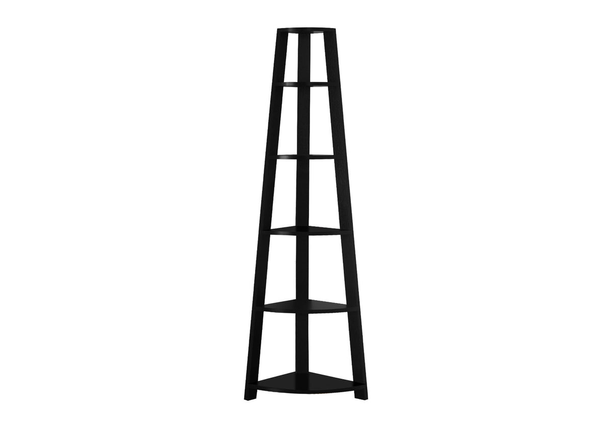 Five-Tier Corner Bookshelf