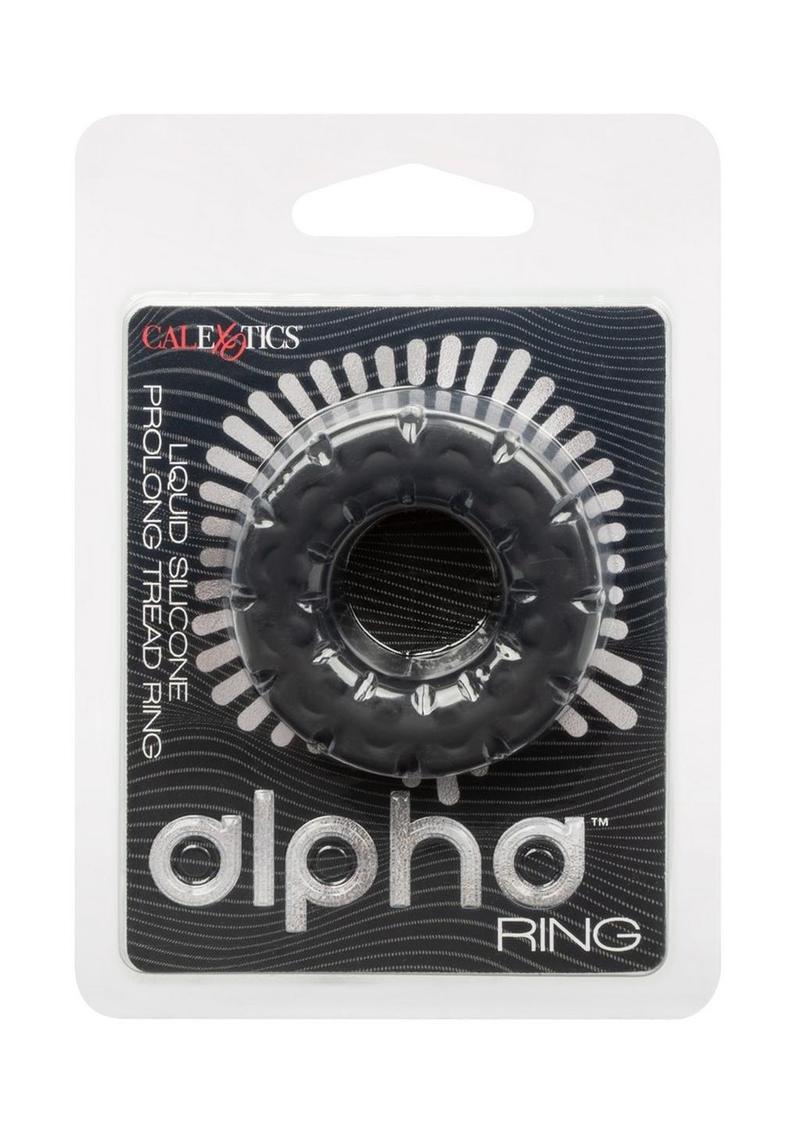 CalExotics Alpha Liquid Silicone Prolong Tread Cock Ring