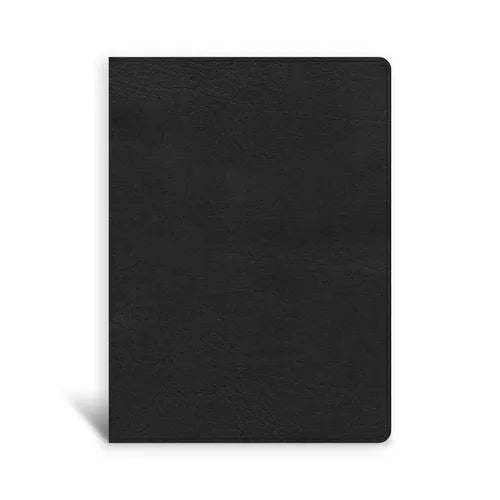 CSB Single-Column Wide-Margin Bible, Black Leathertouch - Imitation Leather