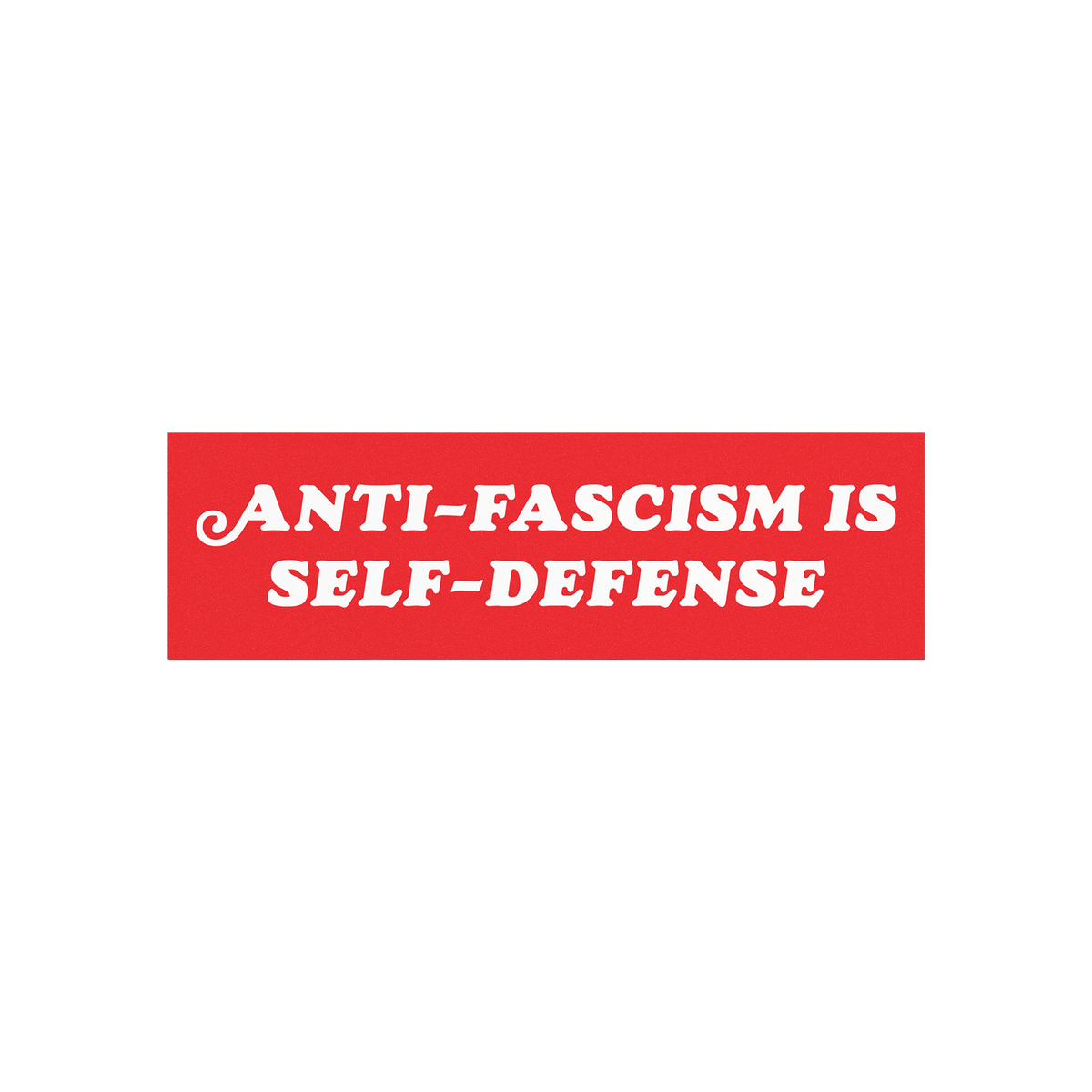 Anti-Fascism Is Self-Defense Sticker