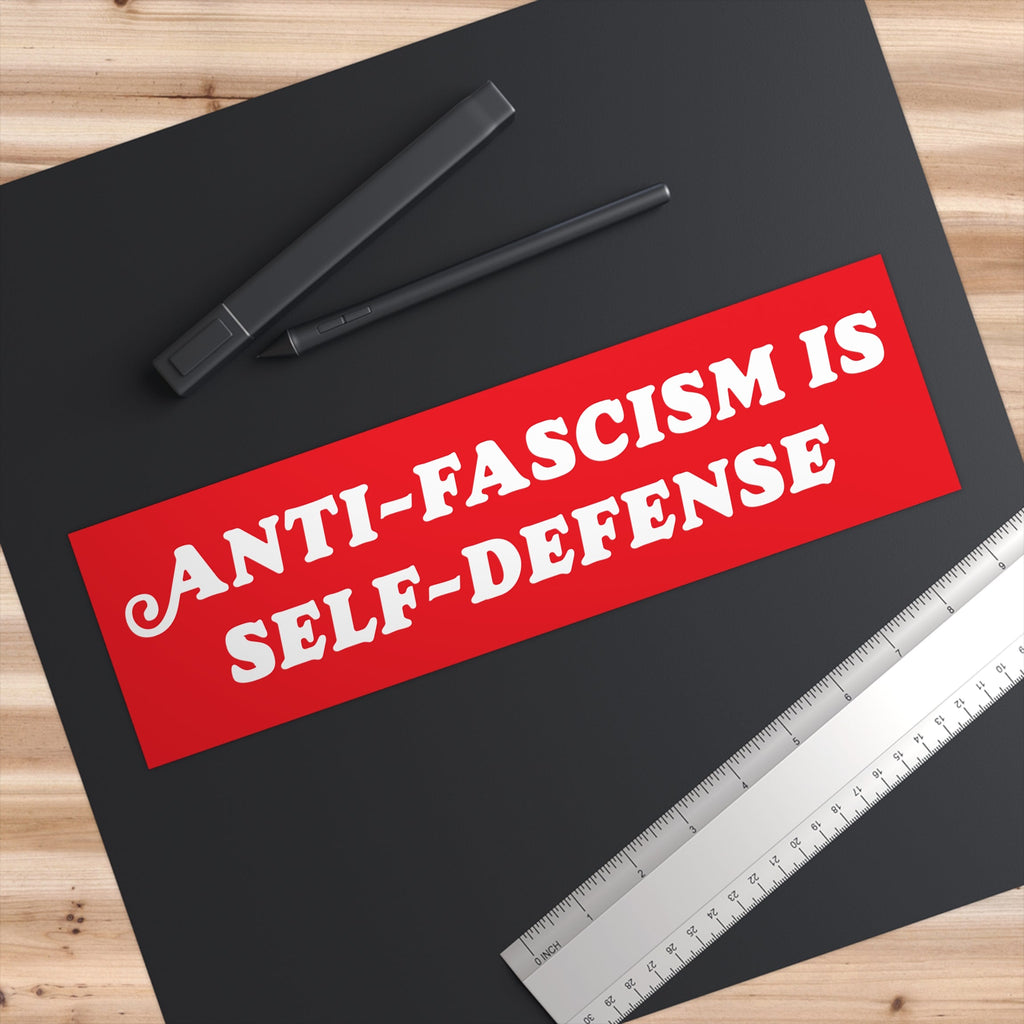 Anti-Fascism Is Self-Defense Sticker & Magnet