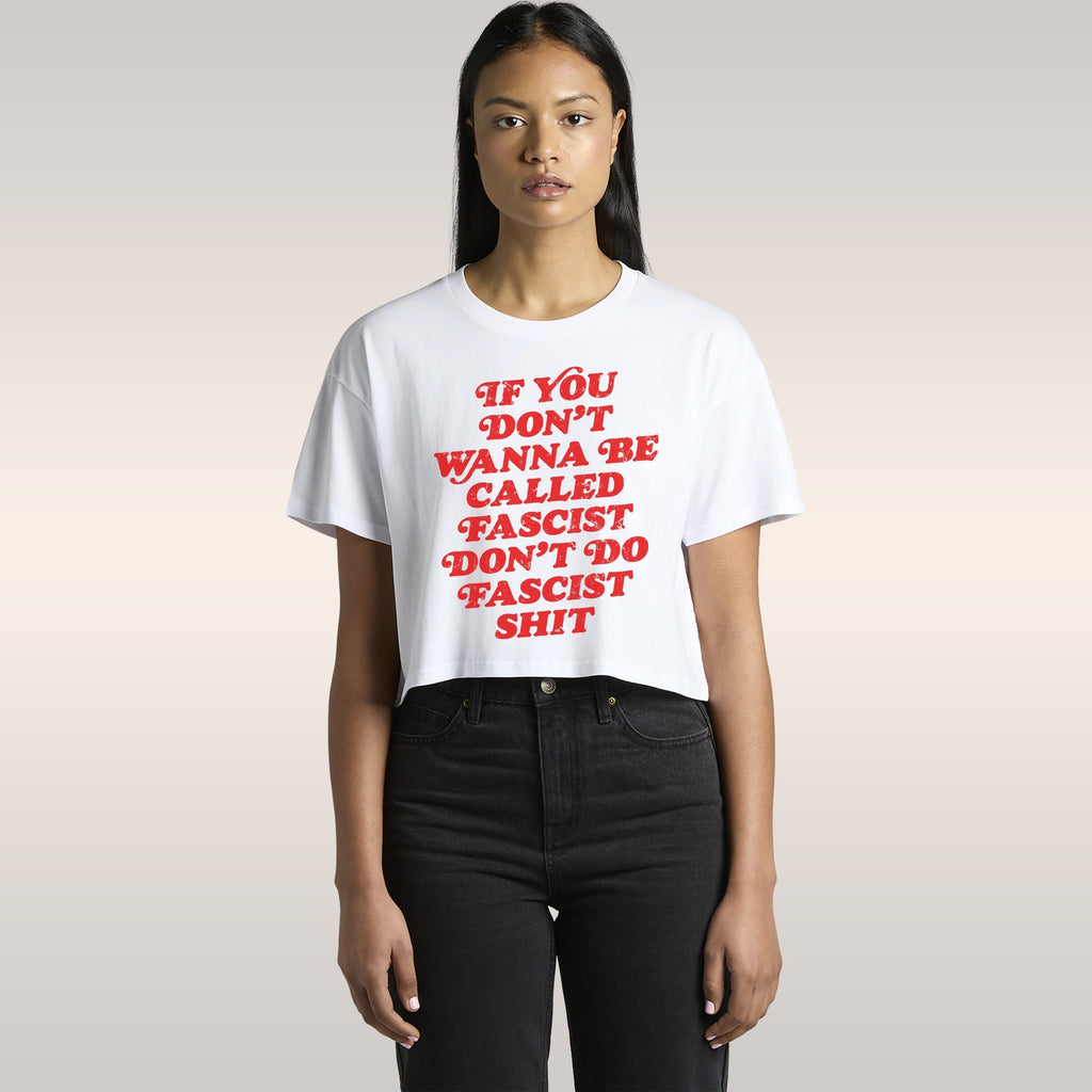 Anti-Fascist Retro Women's Baby Tee