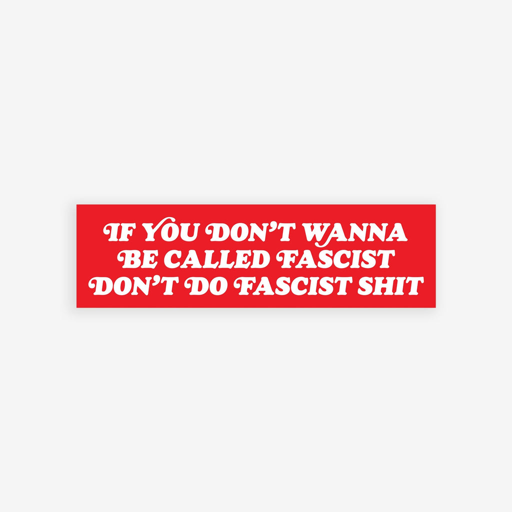 Anti-Fascist Retro Sticker & Magnet