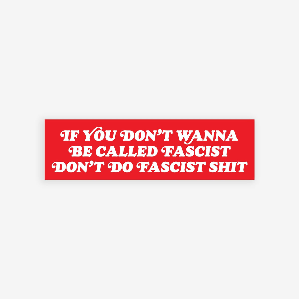 Anti-Fascist Retro Sticker & Magnet