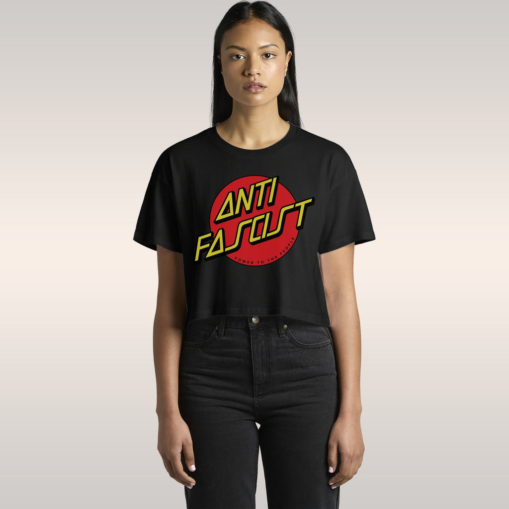 Anti-Fascist Women's Baby Tee