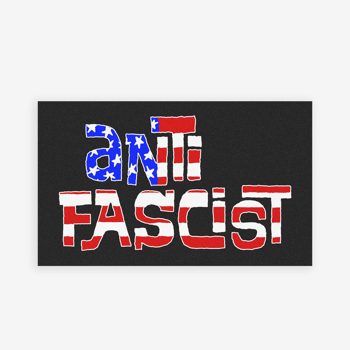 Anti-Fascist USA Sticker & Magnet