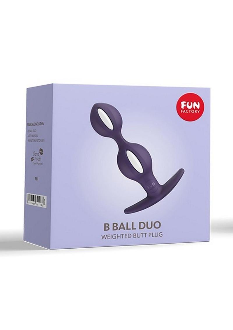 Fun Factory B Ball Duo Weighted Silicone Butt Plug