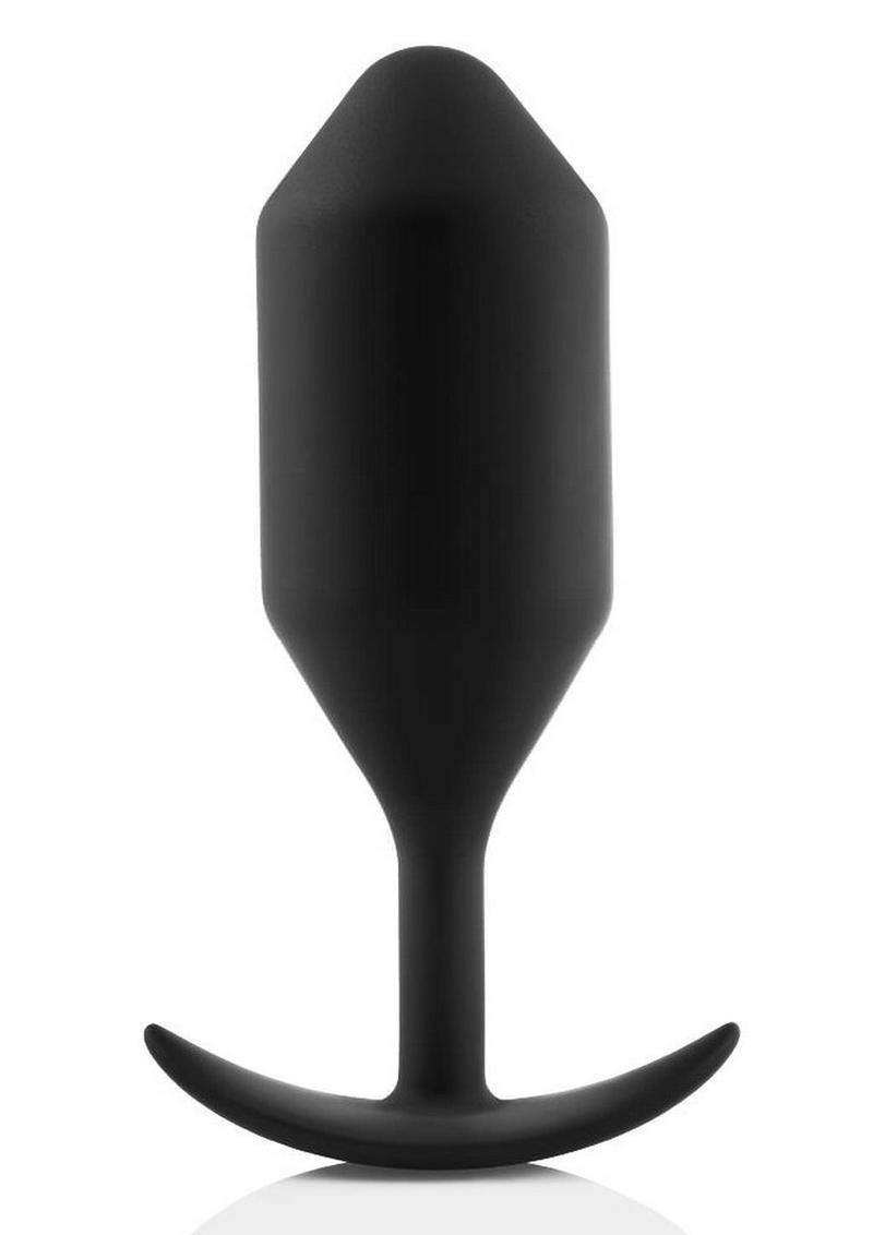 b Vibe Snug Plug 5 Weighted Butt Silicone Anal Plug