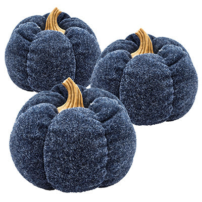 Set of 3 Fabric Pumpkins