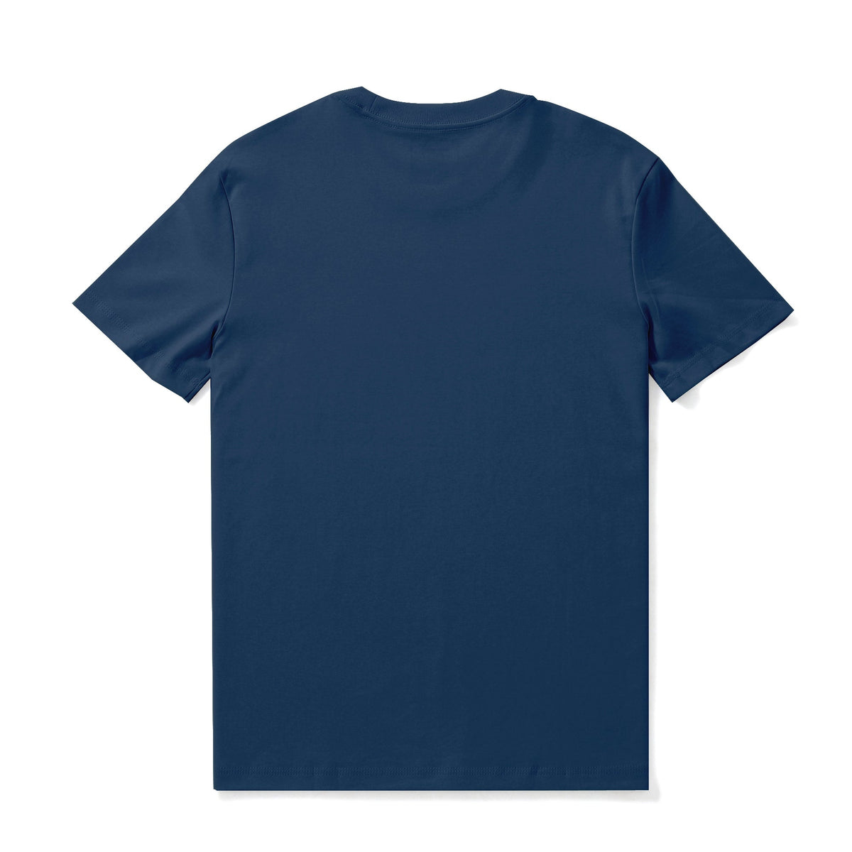 Hawaiian Tee For Men Dragon Dance Tee Crew Neck 100% Cotton - NAVY BLUE By Shawn