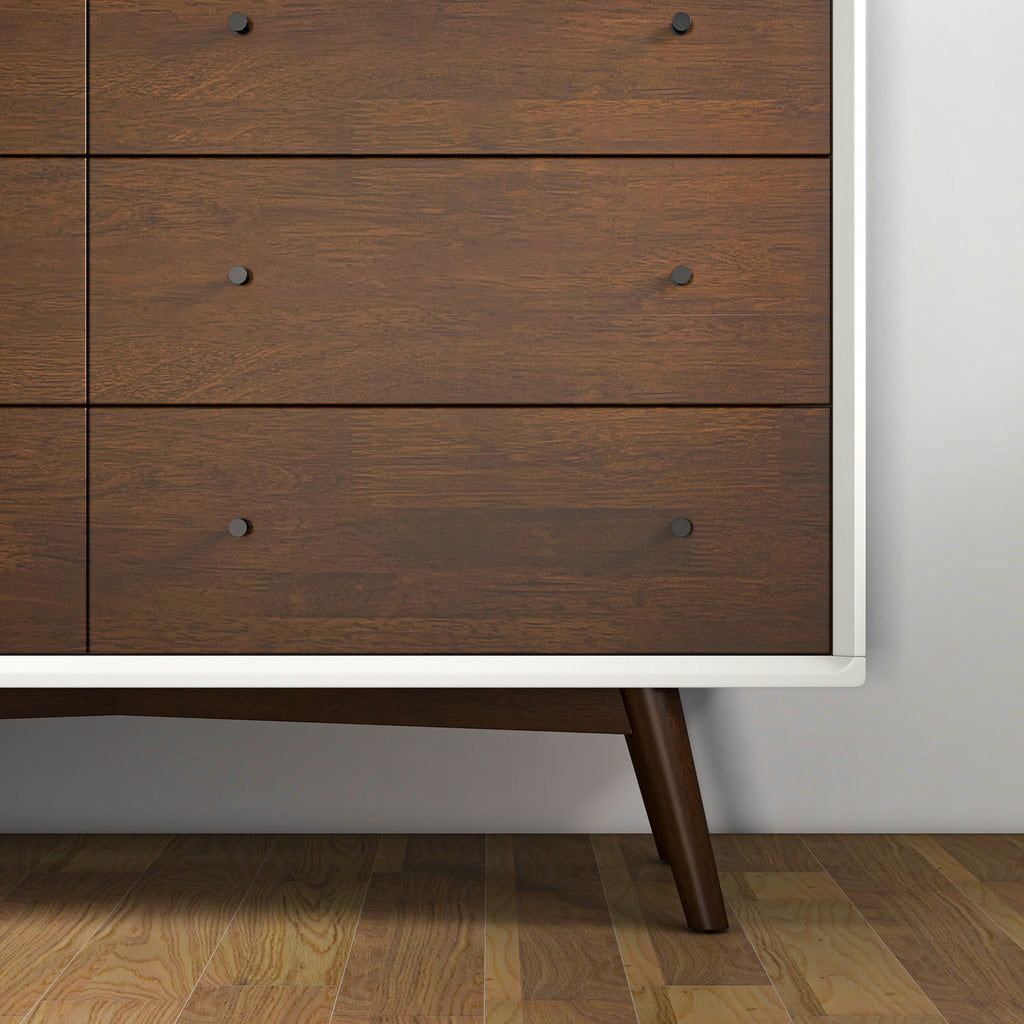 Mid Century Modern White Dresser