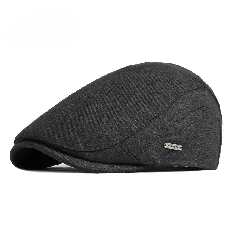 Casual All-matching Thickened Warm Beret Men
