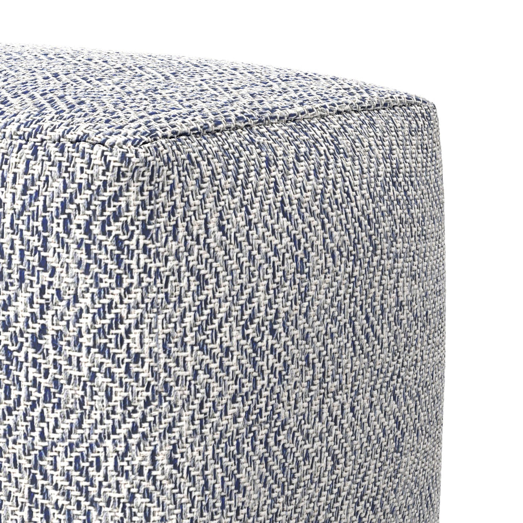Nate 18 Inch Square Pouf