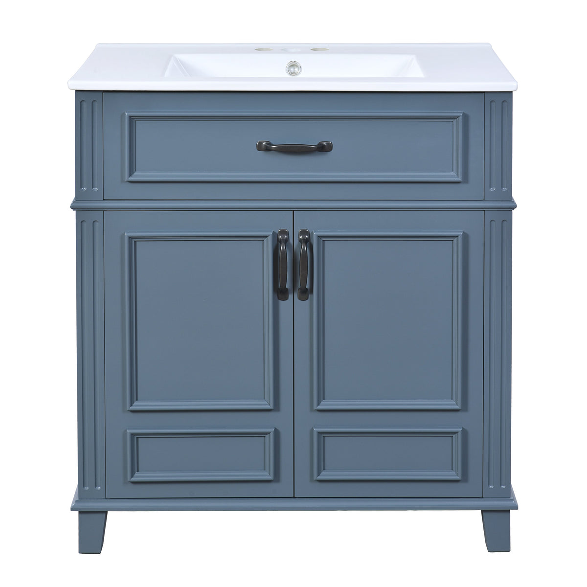 30'' Bathroom Vanity with Ceramic Sink