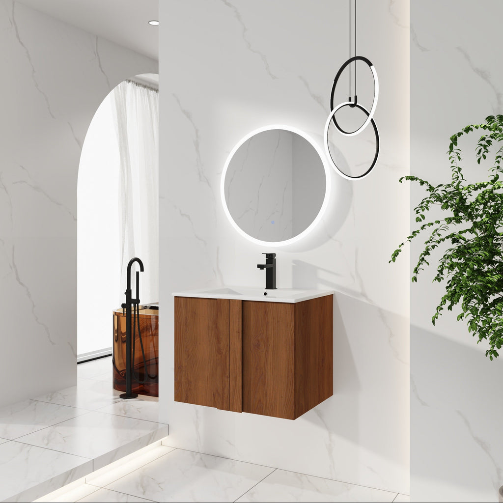 24" Floating Bathroom Vanity with Sink Combo