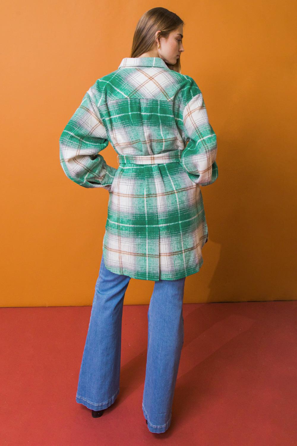 SWEET EVENINGS WOVEN MIDI JACKET