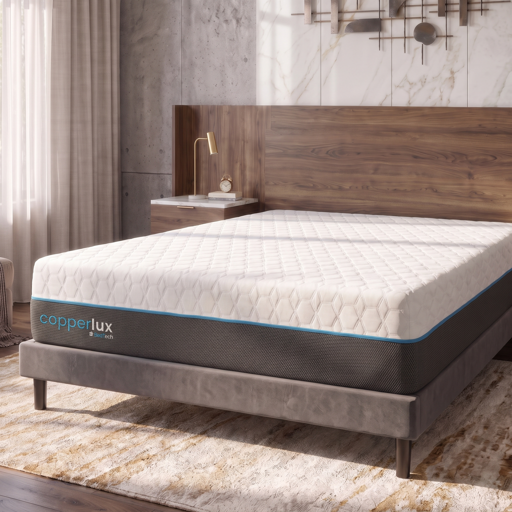 Copper Lux 12" King Soft Memory Foam Mattress