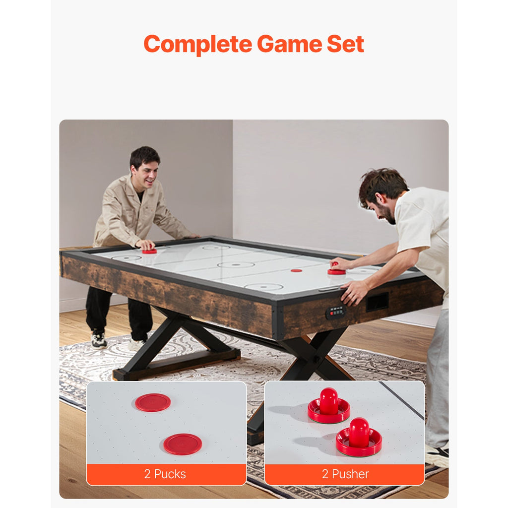 84" Air Hockey Table Air Powered Arcade Table