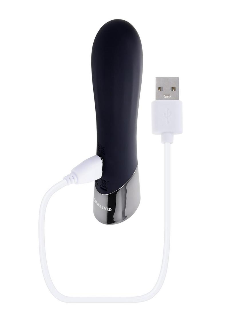 Evolved Back in Black Rechargeable Bullet Vibrator