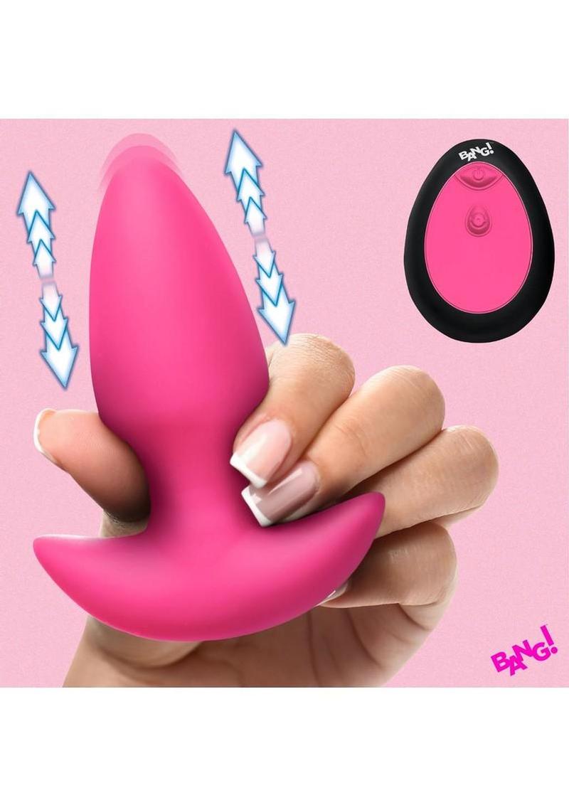 Bang! Thrusting And Vibrating Butt Plug