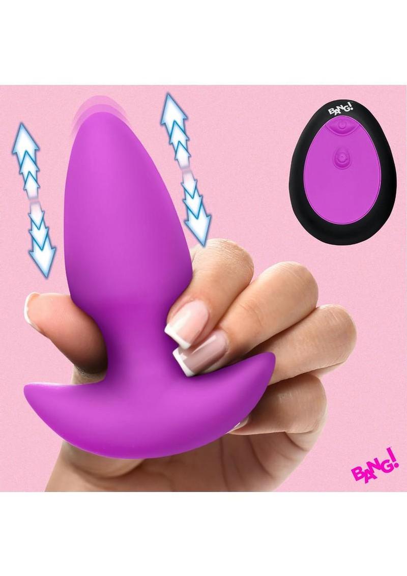Bang! Thrusting And Vibrating Butt Plug