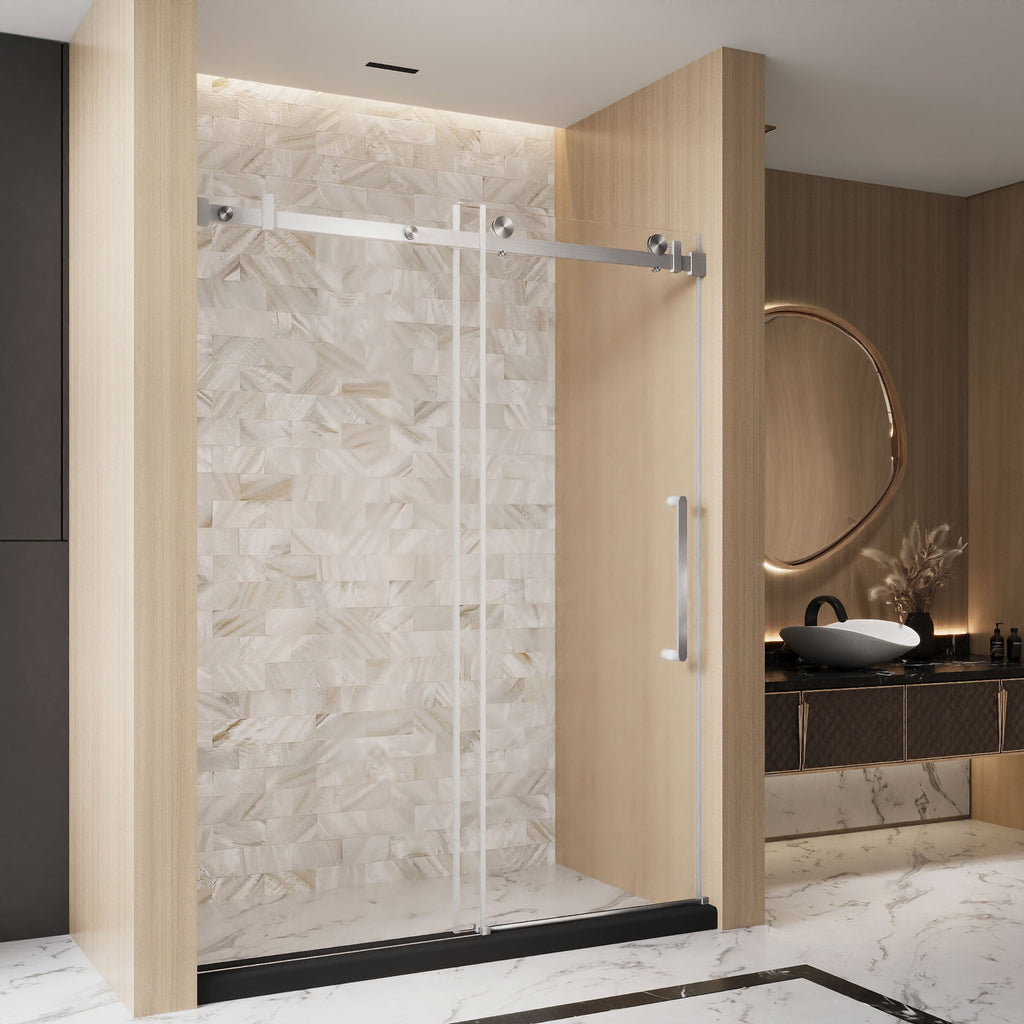 Frameless Single Sliding Shower Door