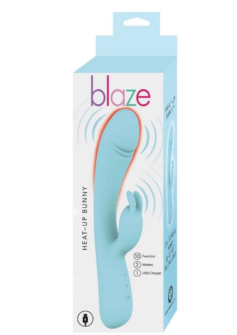 Blaze Heat Up Bunny Rechargeable Silicone Vibrator