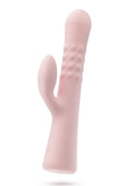 Blush Jaymie Rabbit Vibrator with Pulsating Shaft 10 Vibration Modes