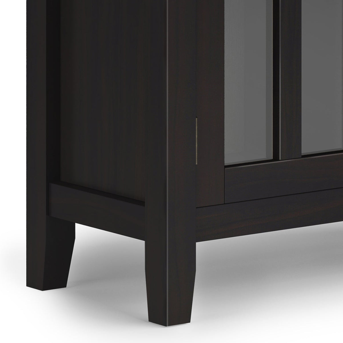 Artisan 30 Inch Wide Solid Wood Low Storage Cabinet in Hickory