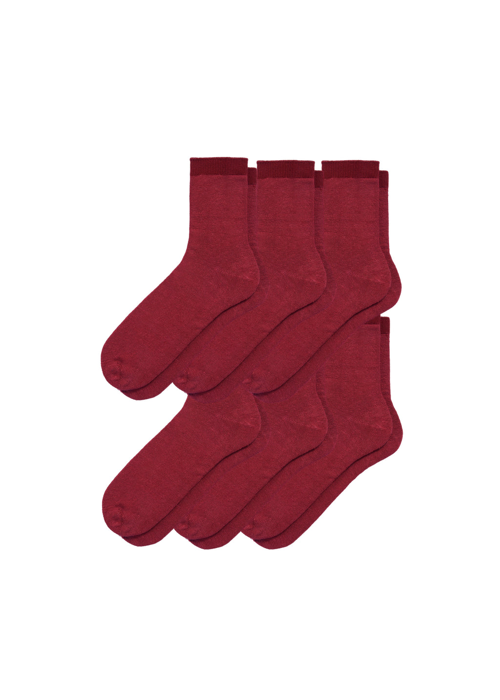 6-Pack Women's Hemp Crew Socks