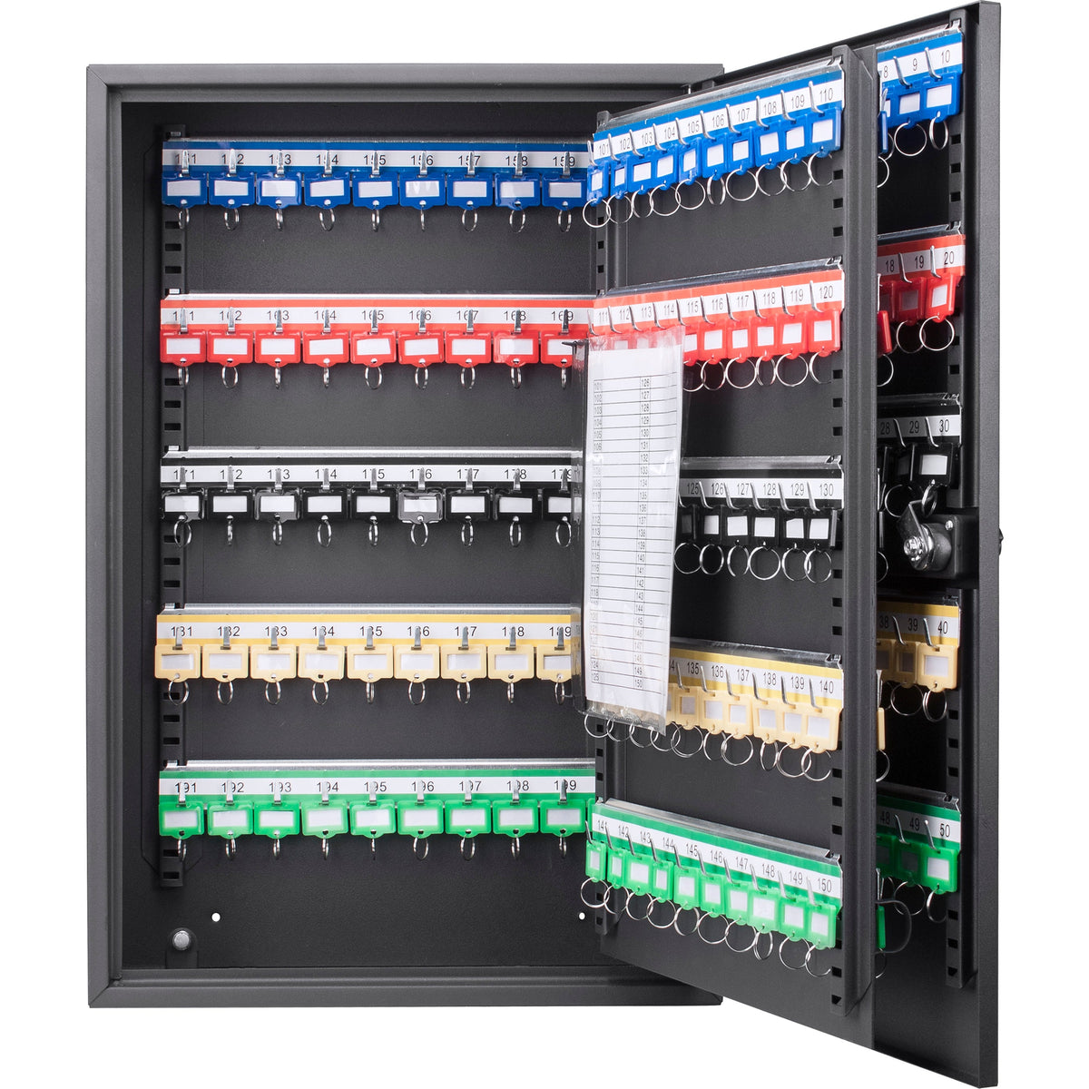 200 Key Adjustable Key Cabinet With Combination Lock