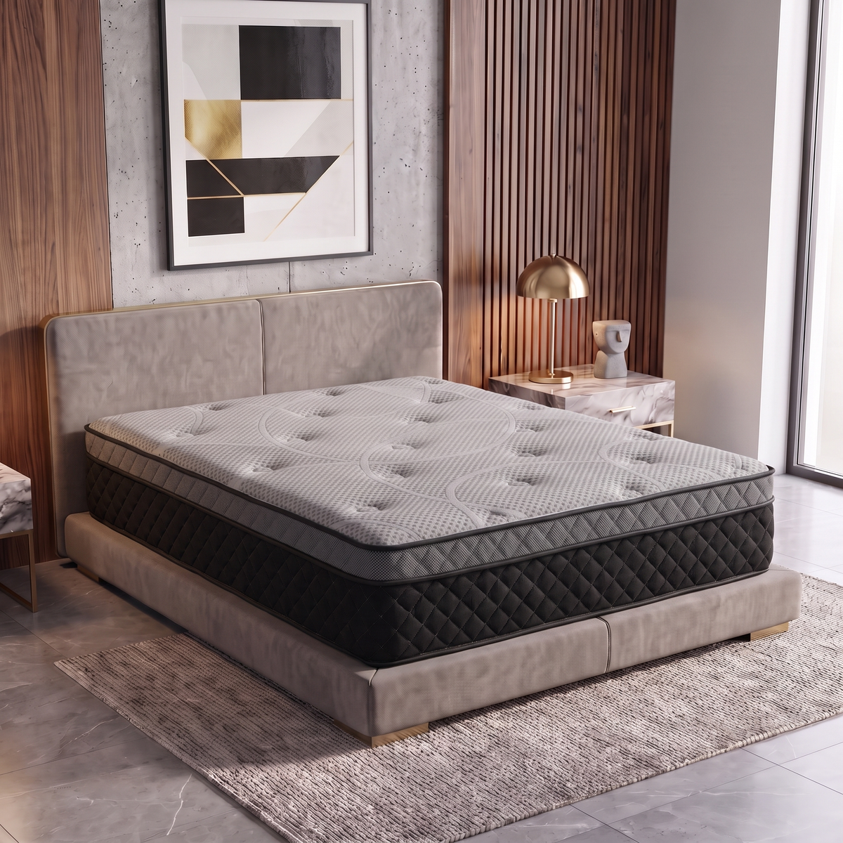 CS Hybrid Pocket Coil 12" King Mattress