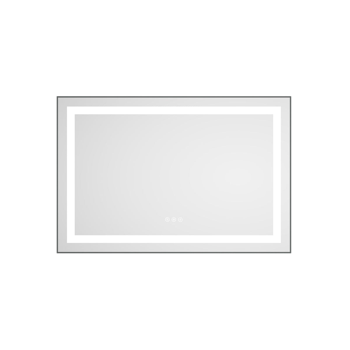 36" x 24" LED Bathroom Mirror with Front and Backlight