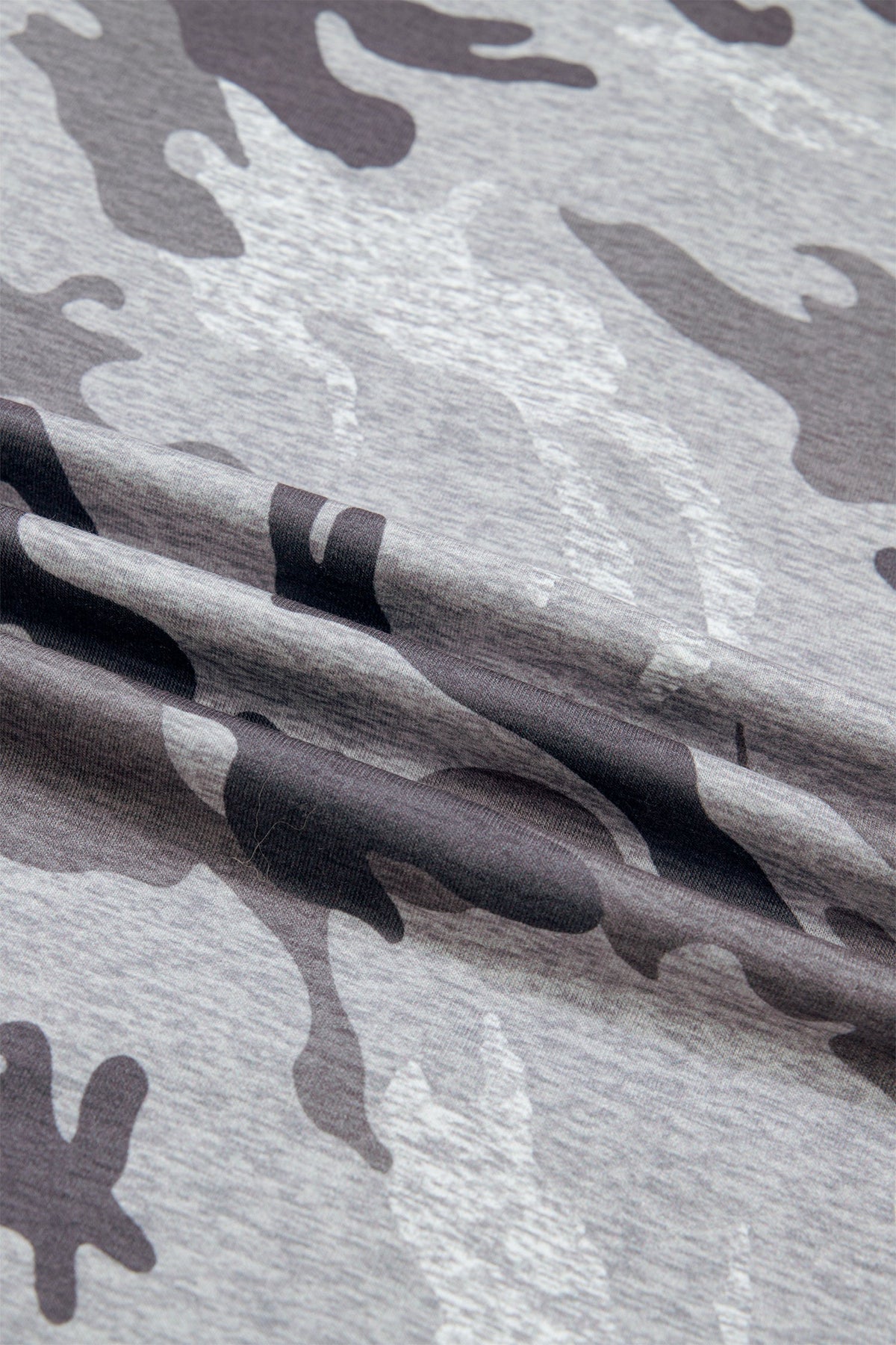 Plus Size Camo Short Sleeve T-Shirt