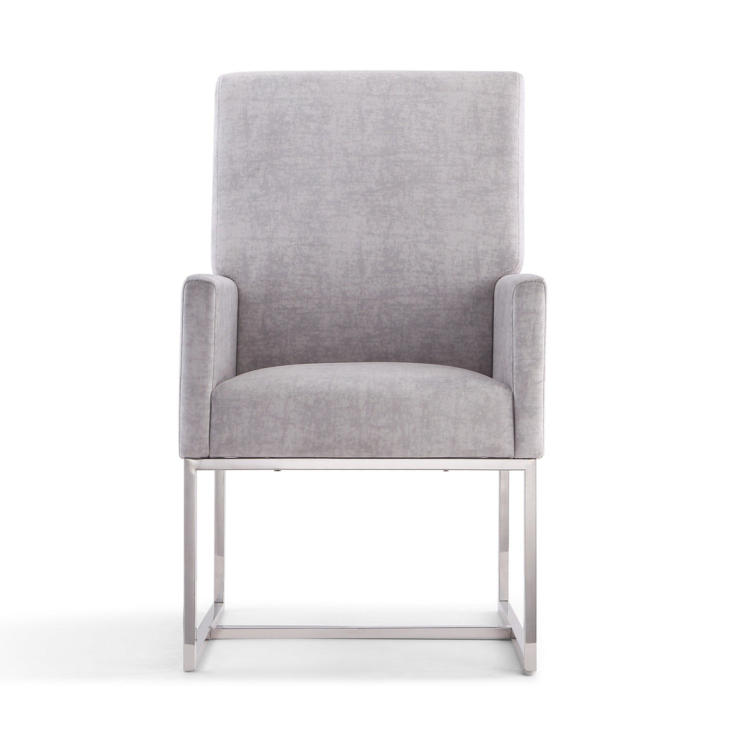 Element Metal Velvet Dining Chair
