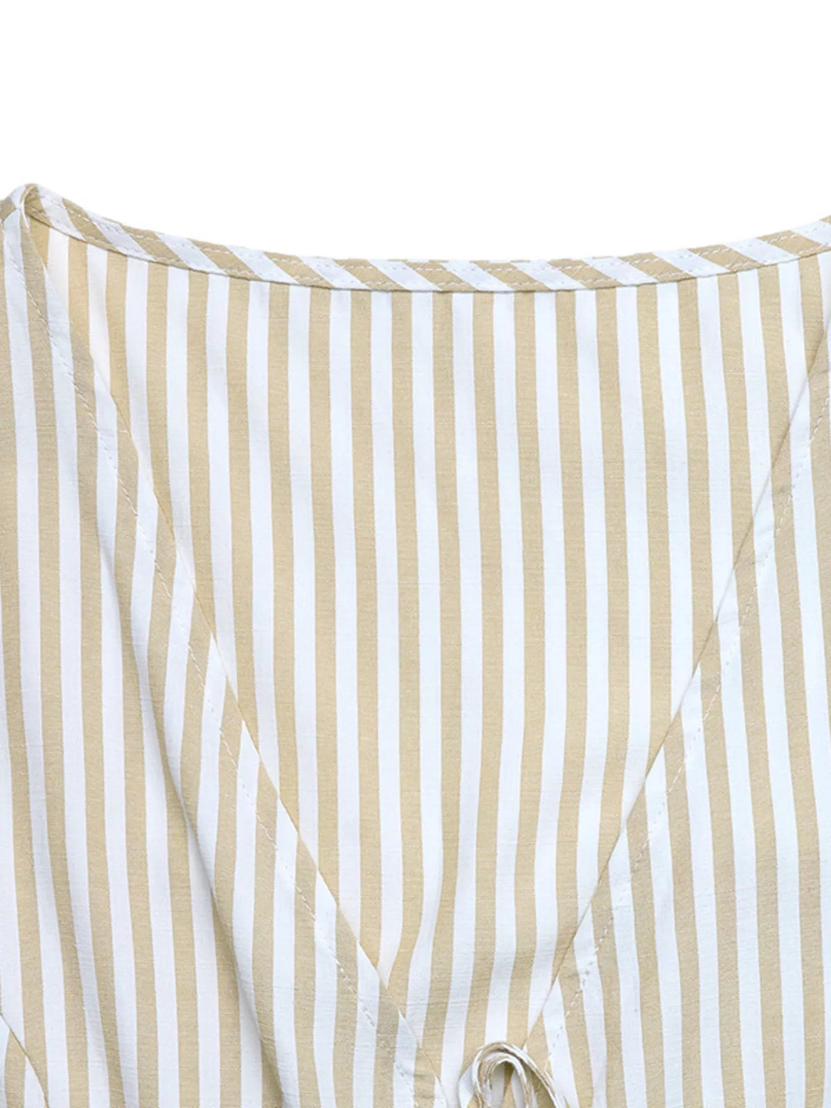 Striped Vest & Wide Leg Pants Set