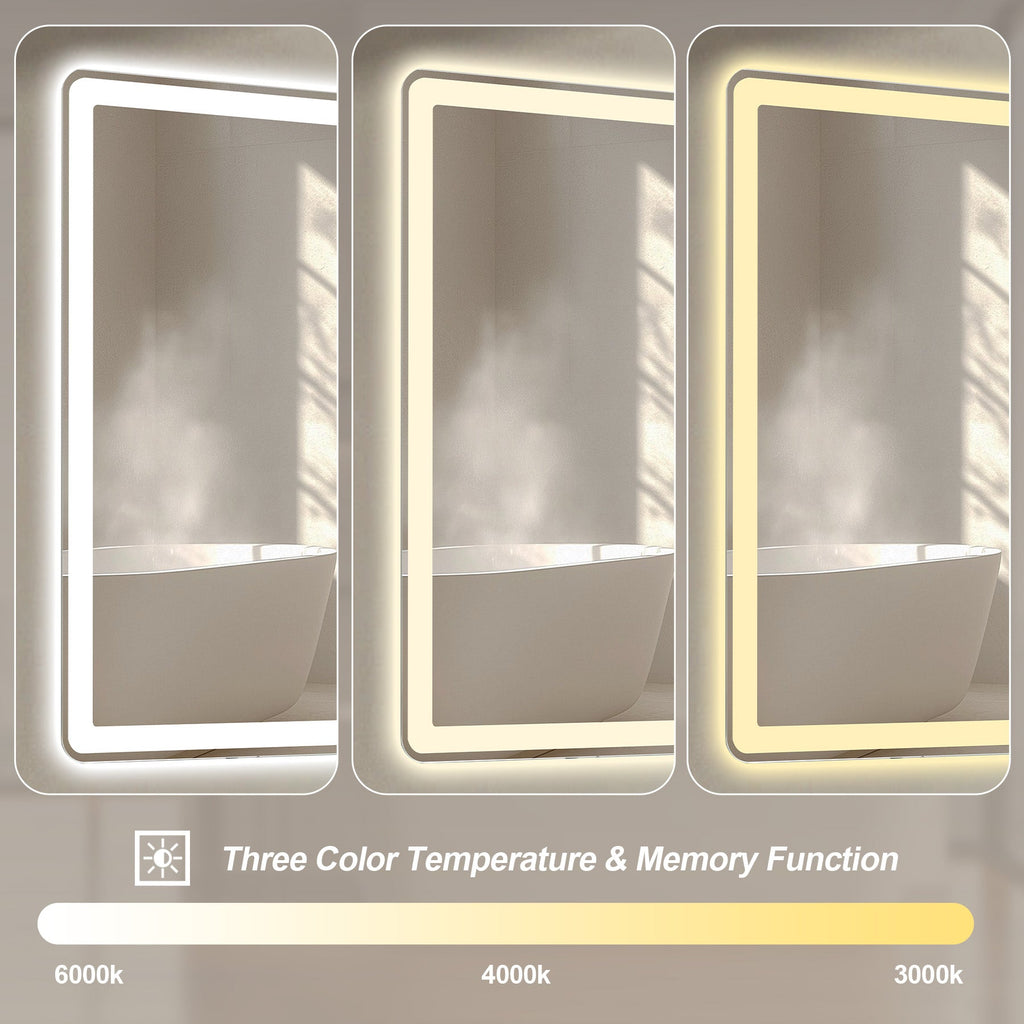 36" x 36" LED Bathroom Mirror