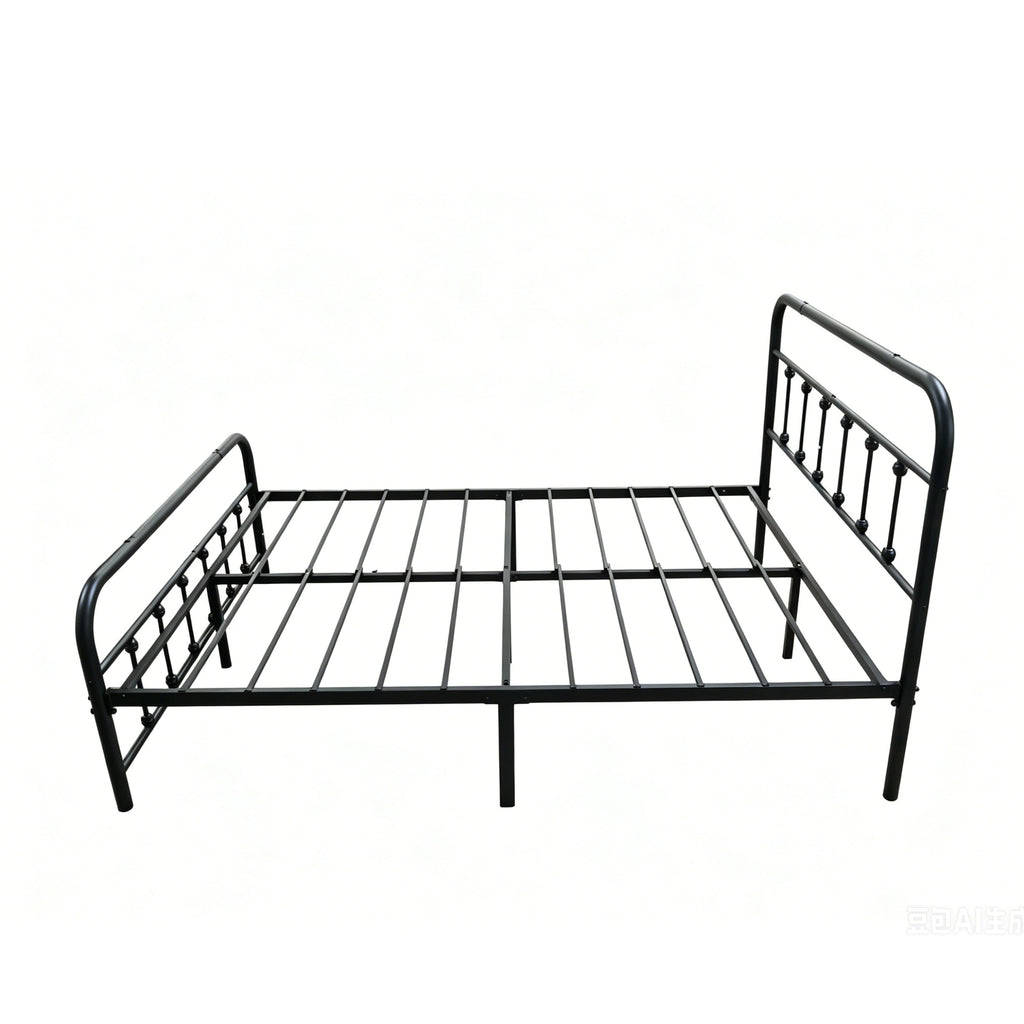 Full Size Metal Bed Frame with Headboard