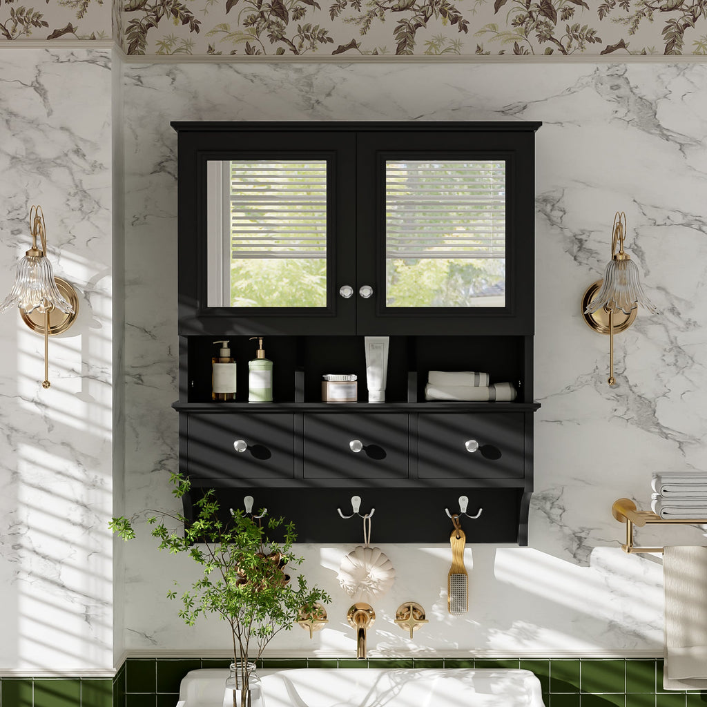 4-In-1 Bathroom Mirror Cabinet